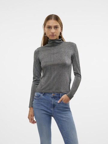 VERO MODA Shirt 'SARAH' in Grijs: voorkant