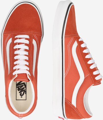 VANS حذاء رياضي بلا رقبة 'Old Skool' بلون بني