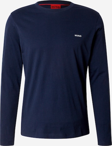 T-Shirt 'Derol 222' HUGO en bleu : devant