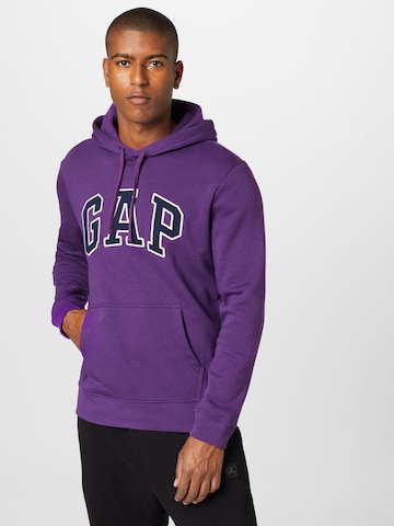 Sweat-shirt GAP en violet : devant