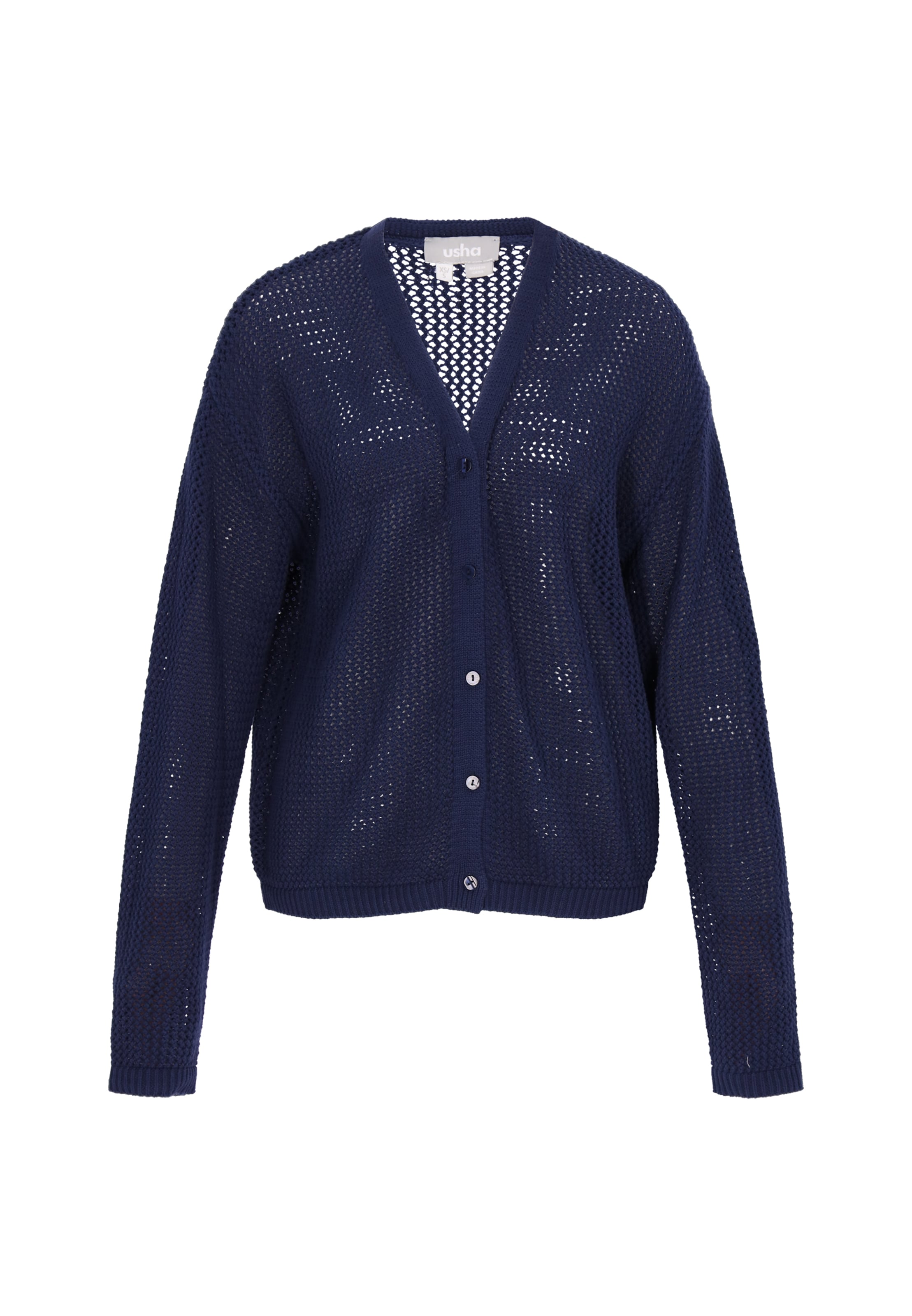 Usha - Cárdigan en azul: frente