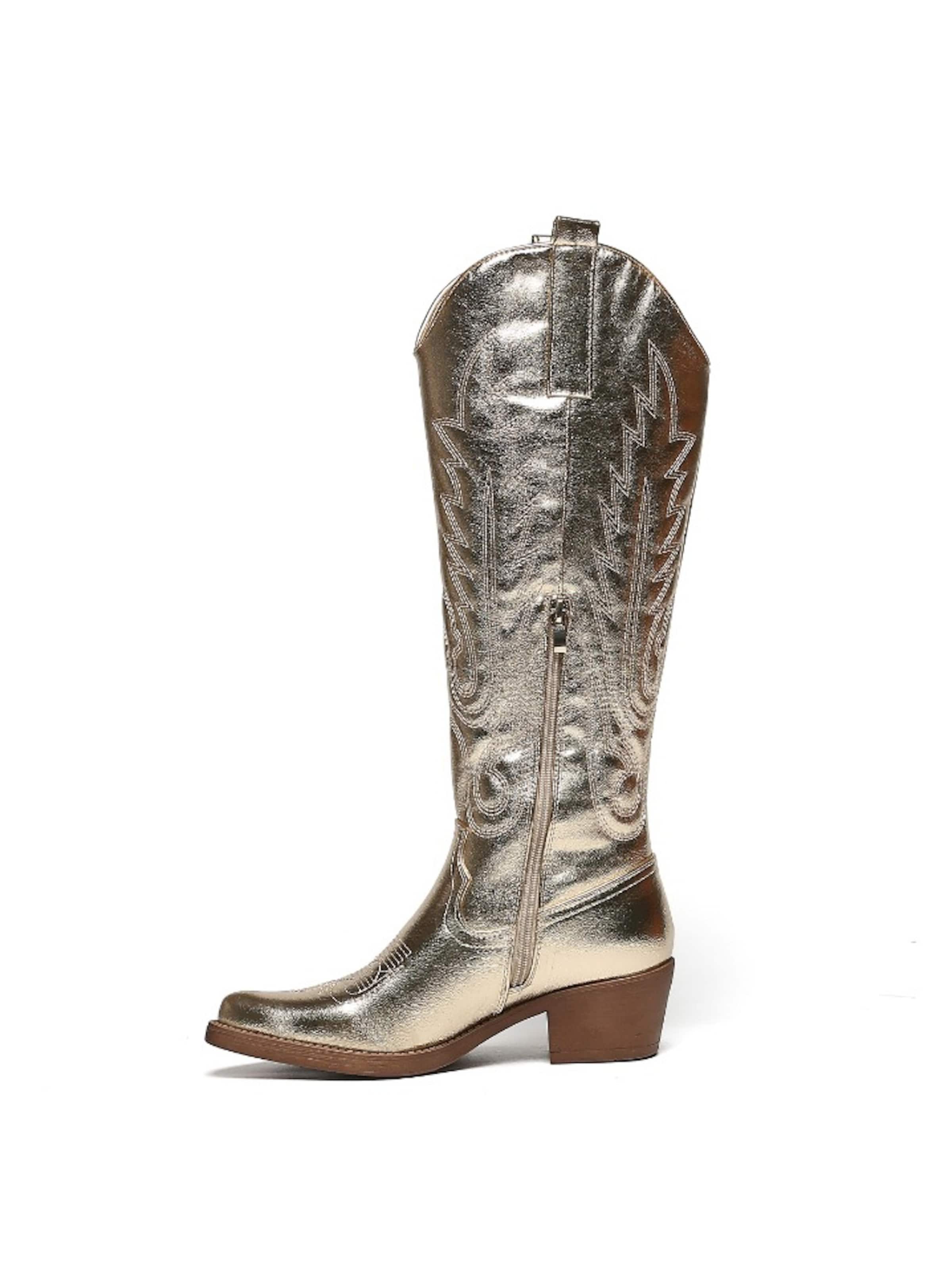 Bottes de cowboy Smile Favorites en or