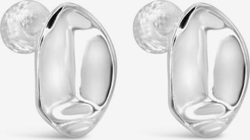 ARS-ARGENTI Earrings 'MELTING DRIP' in Silver: front