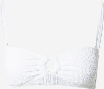 Dorina Bandeau Bikinitop 'CAP FERRAT' in Wit: voorkant