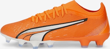 Chaussure de foot 'ULTRA Match' PUMA en orange : devant