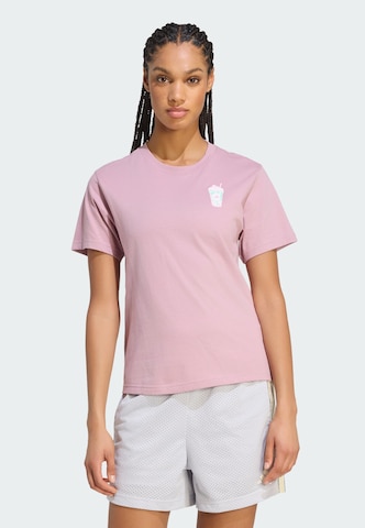 ADIDAS SPORTSWEAR - Camiseta funcional 'Food' en lila: frente