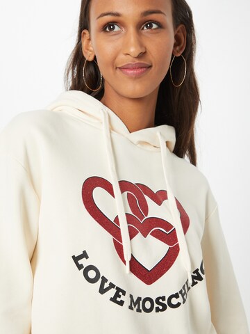 Sweat-shirt 'FELPA' Love Moschino en beige