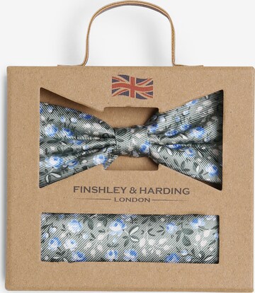 Finshley & Harding London Pocket Square in Blue