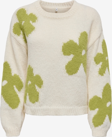 Pull-over 'ONLBootle' ONLY en blanc : devant