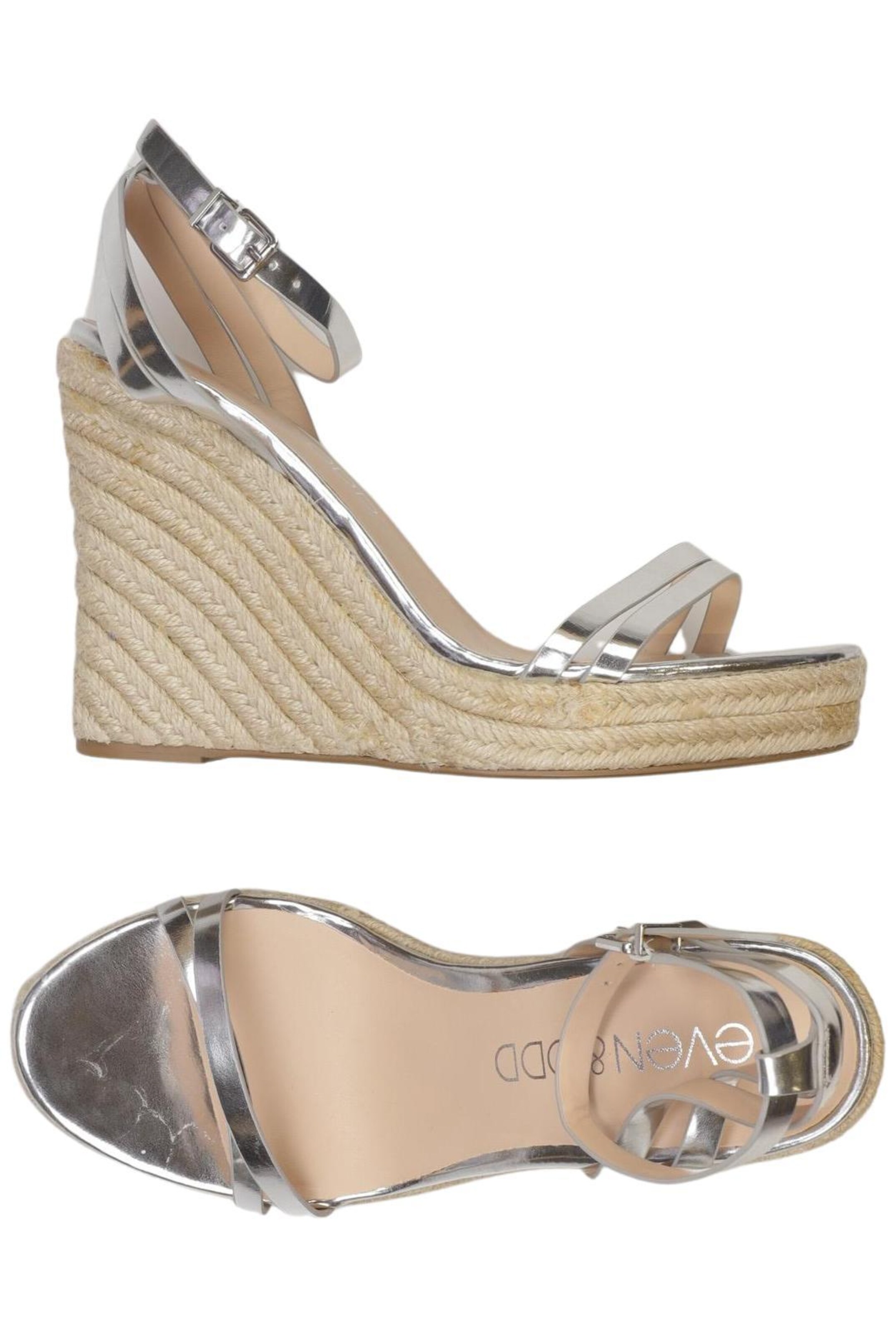 even&odd Sandals & High-Heeled Sandals in 38 in Silver: front