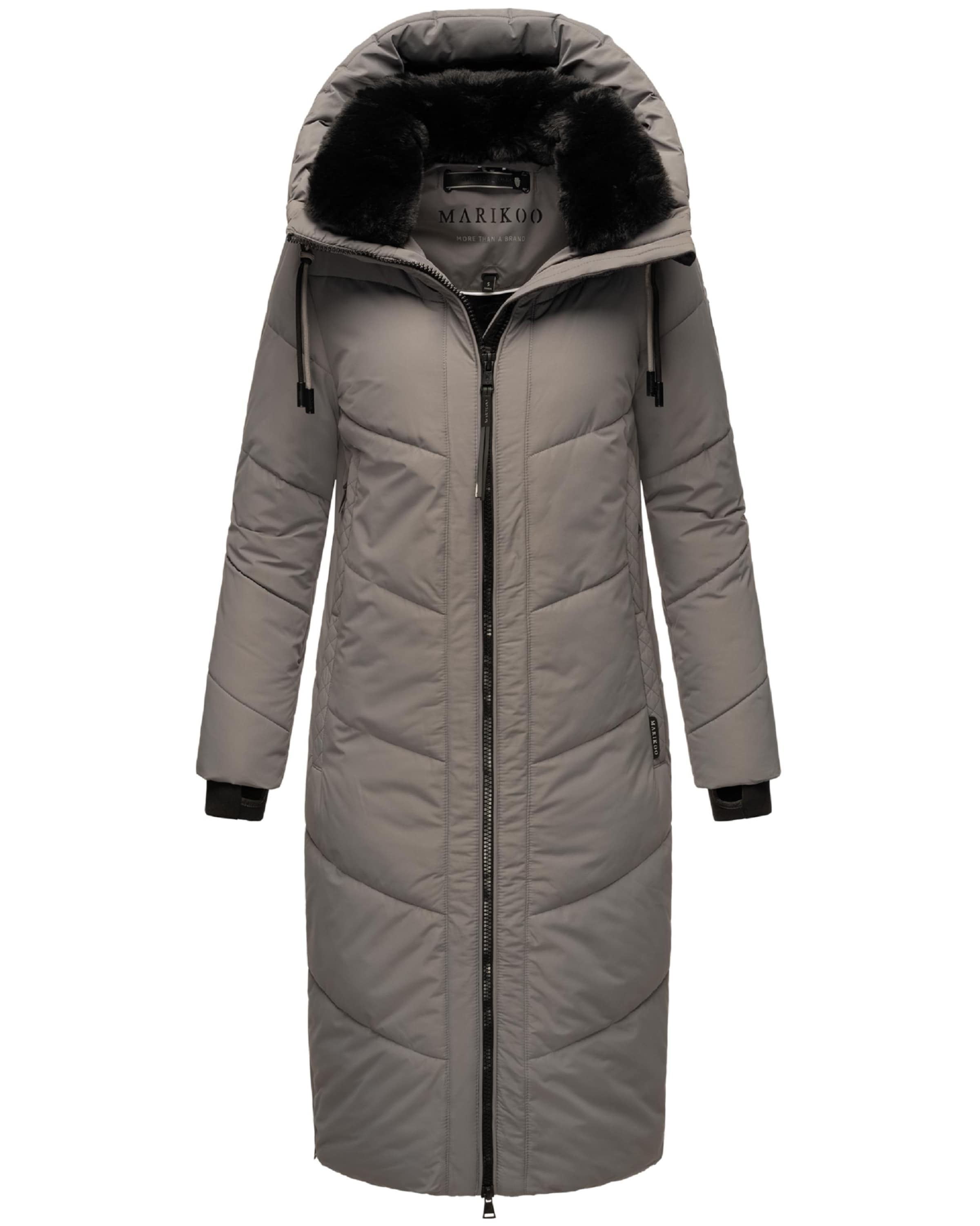 MARIKOO Winter coat 'Nadaree XVI' in Grey