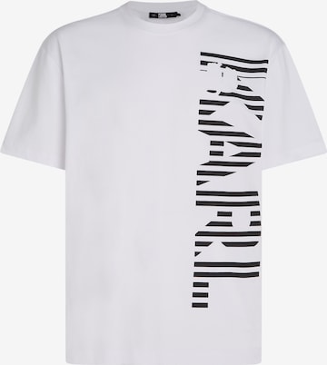 T-Shirt Karl Lagerfeld en blanc : devant