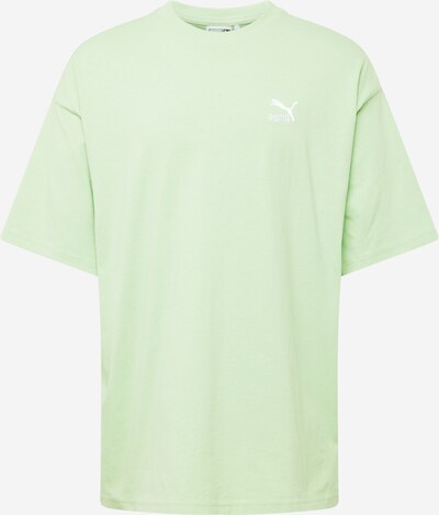 PUMA T-Krekls 'Better Classics', krāsa - gaiši zaļš / balts, Preces skats