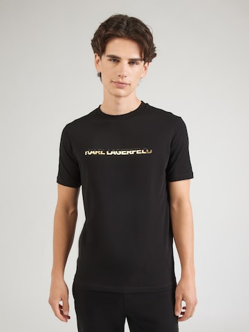 Karl Lagerfeld Shirt in Black: front