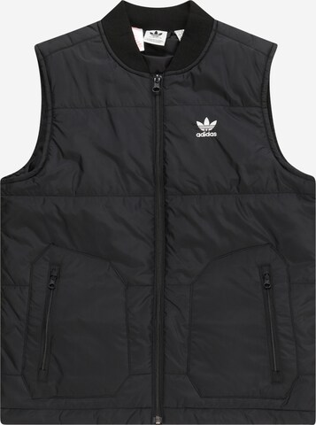 ADIDAS ORIGINALS Vest in Black: front