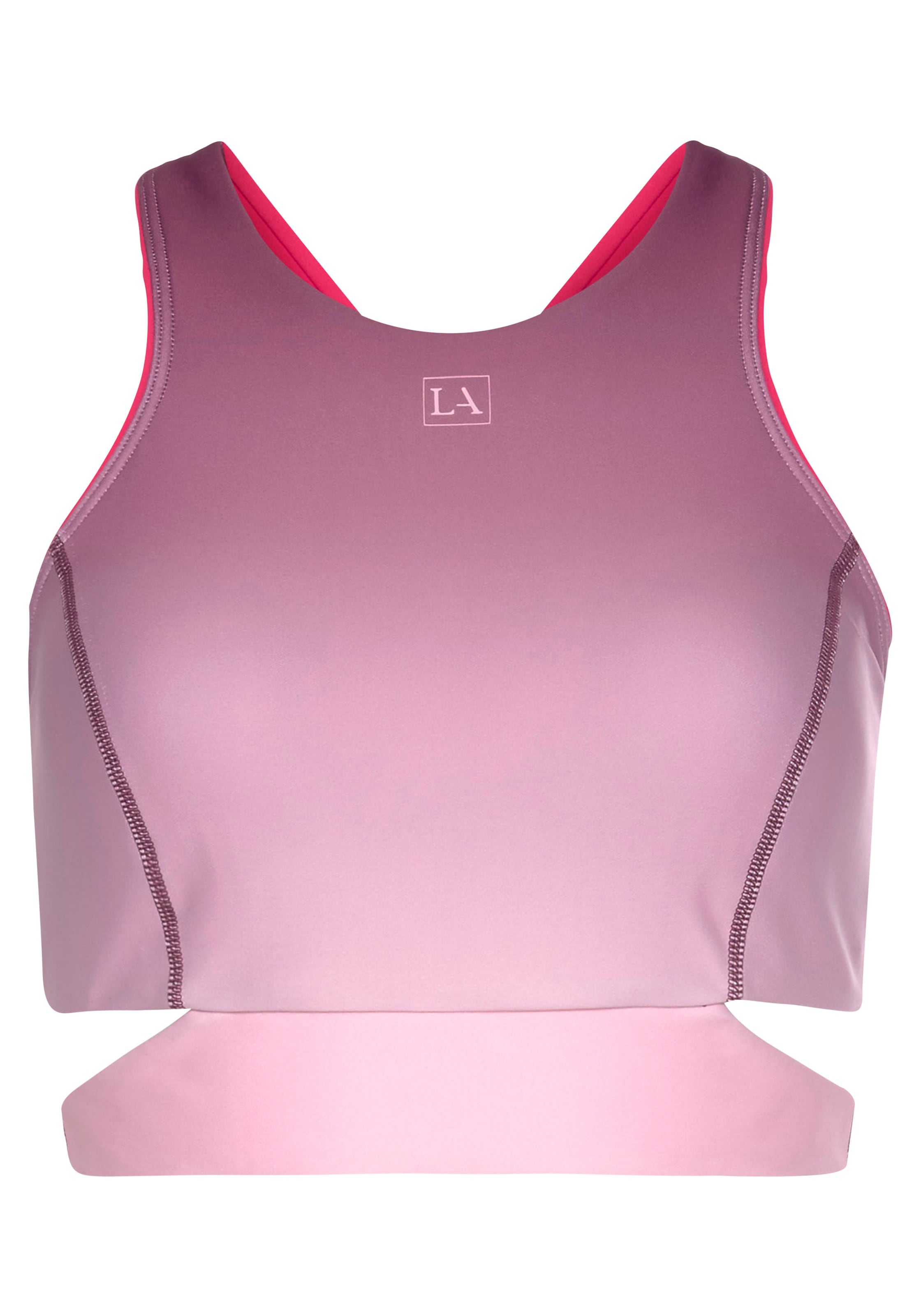 Top sportivo LASCANA ACTIVE di colore lilla / rosa, Visualizzazione prodotti