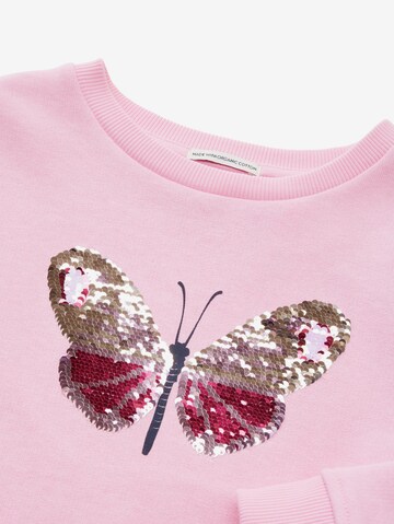 TOM TAILOR Sweatshirt i rosa