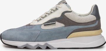 Floris van Bommel Platform trainers 'DE ZAGER 10' in Blue: front