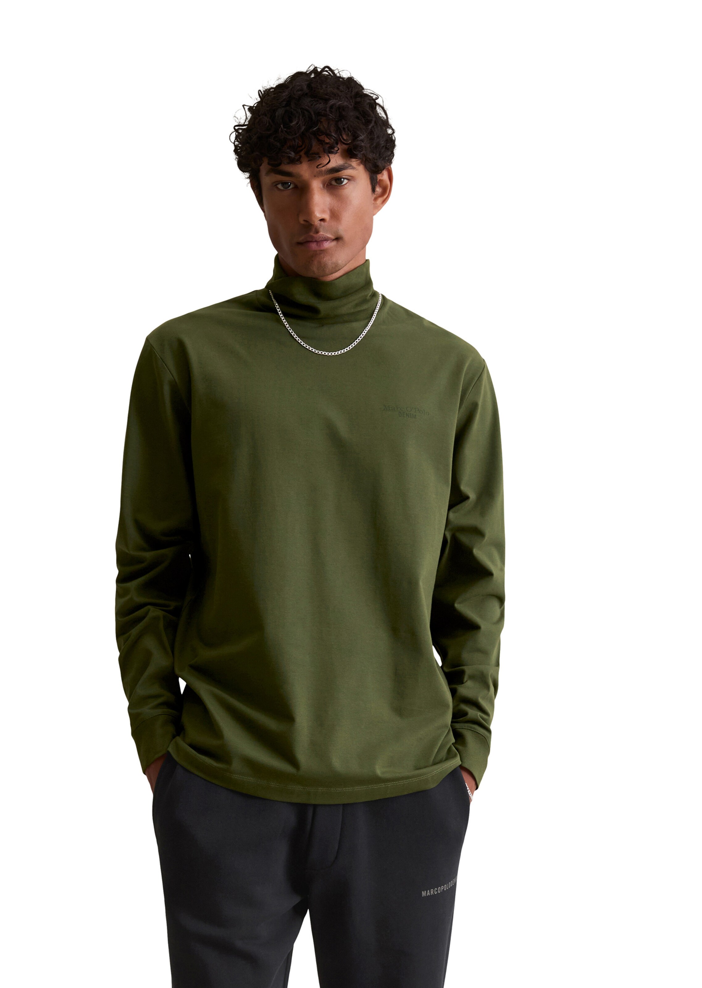 Marc O'Polo DENIM Футболка в Зеленый: спереди