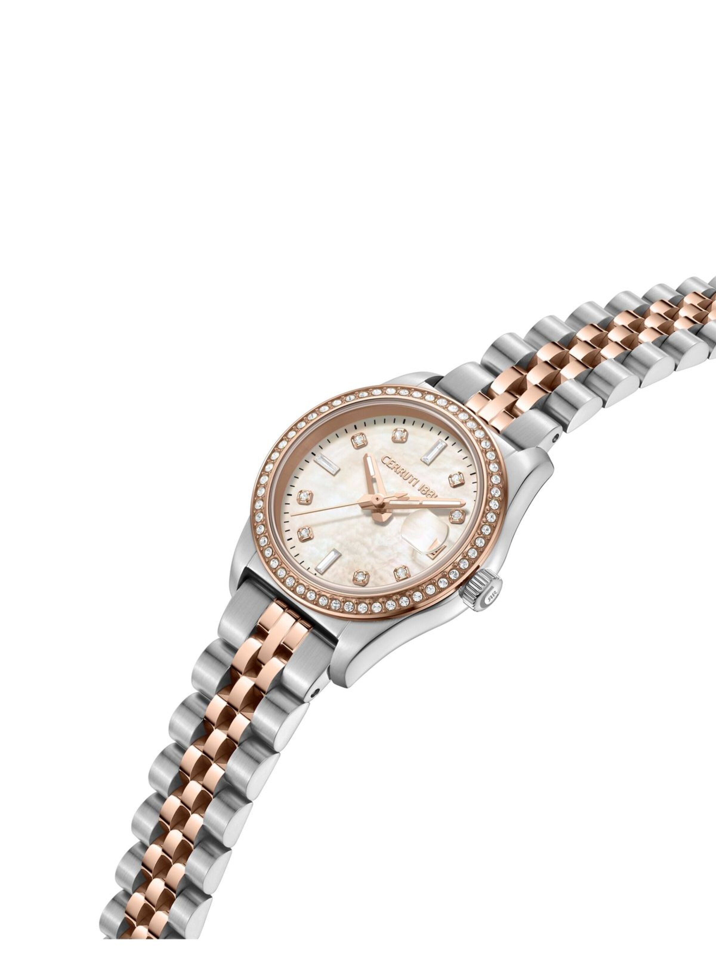 CERRUTI 1881 Analoguhr 'Date watch Cerruti Watch Baccio'‌‌‌‌‌ in Silber