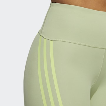 ADIDAS SPORTSWEAR Skinny Workout Pants 'Optime Trainicons' in Green