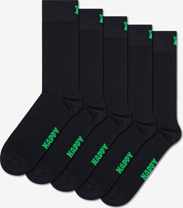 Happy Socks - Meias em preto: frente