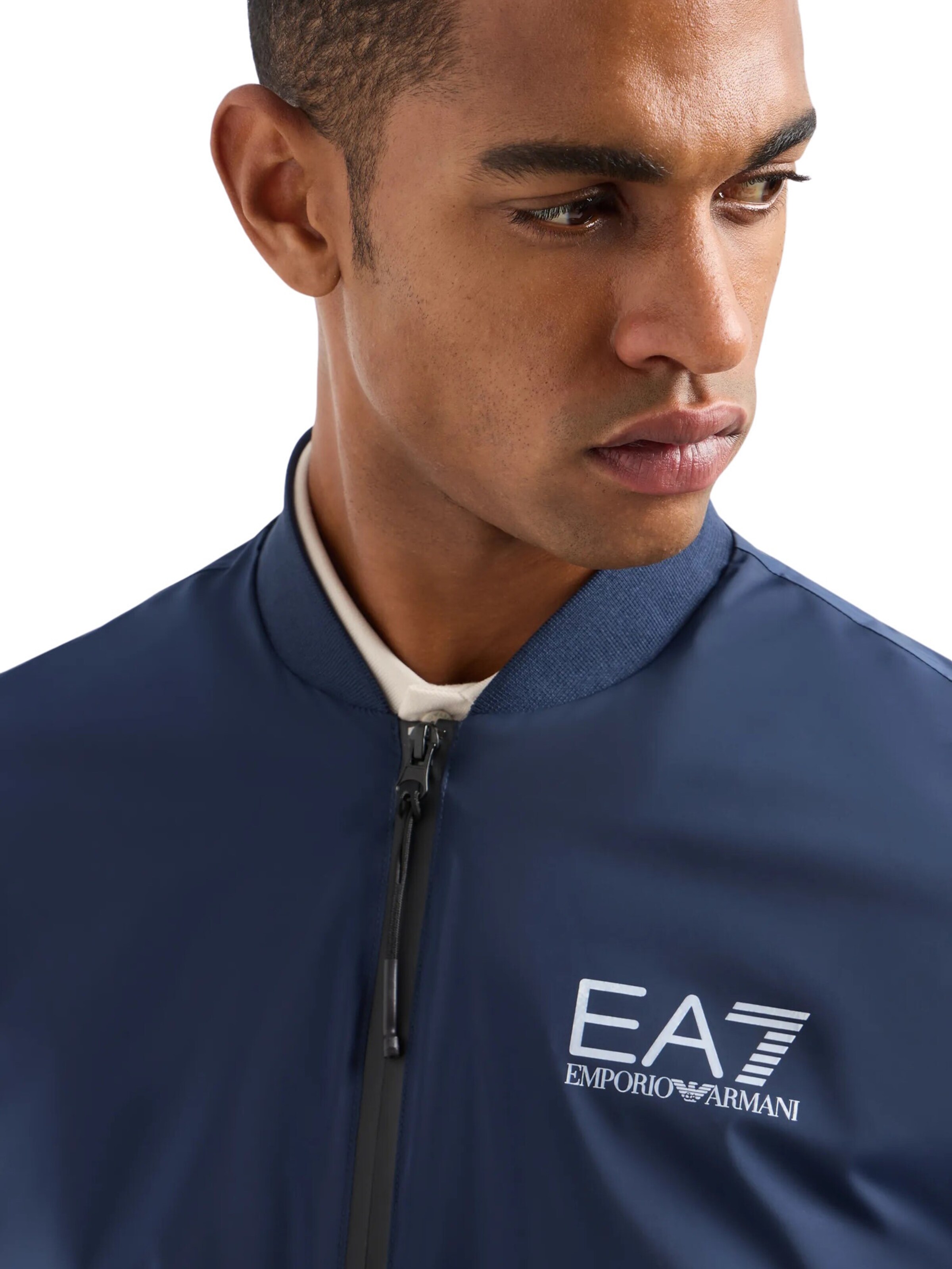 Veste mi-saison EA7 Emporio Armani en bleu