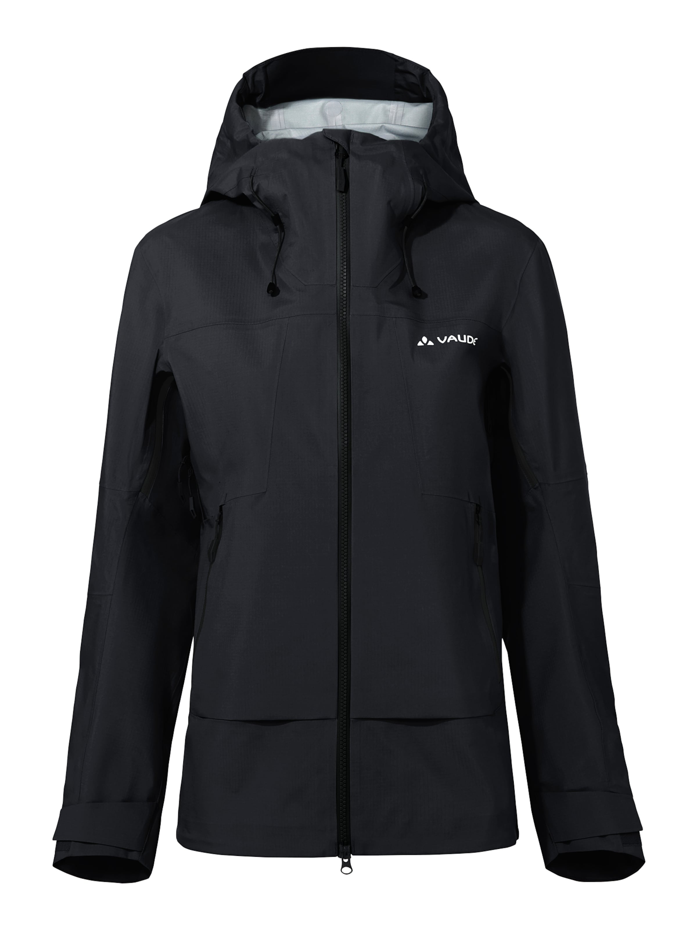 VAUDE Outdoorjacke 'Croz Alpine' in Schwarz: Vorderseite