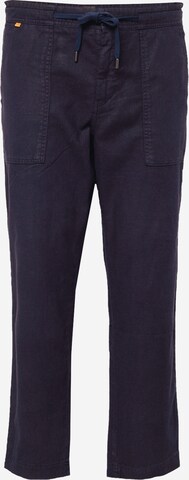 BOSS Regular Trousers 'Sisla' in Blue: front