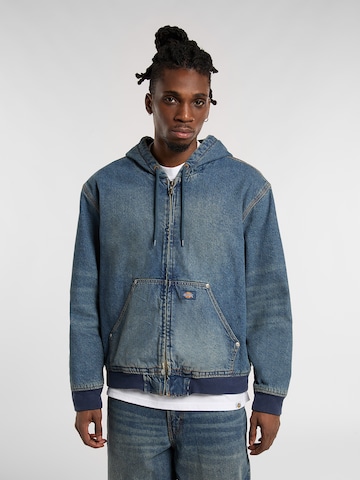DICKIES Tussenjas 'Hilham' in Blauw: voorkant