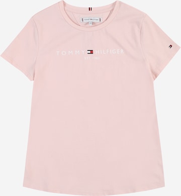 TOMMY HILFIGER Shirt 'Essential' in Pink: front