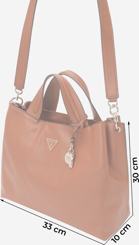GUESS Ročna torbica 'KERSTI' | rjava barva