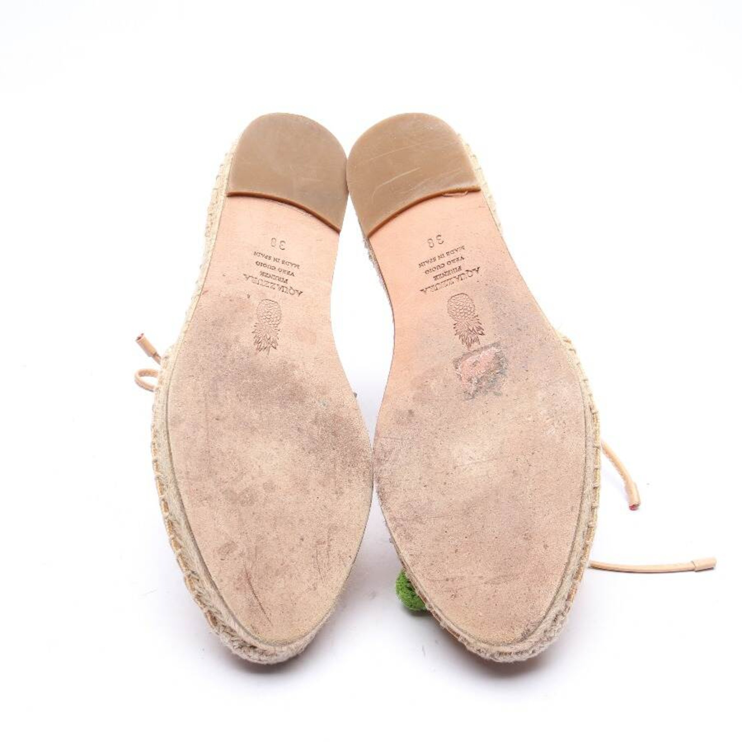 Aquazzura Flats & Loafers in 38 in White