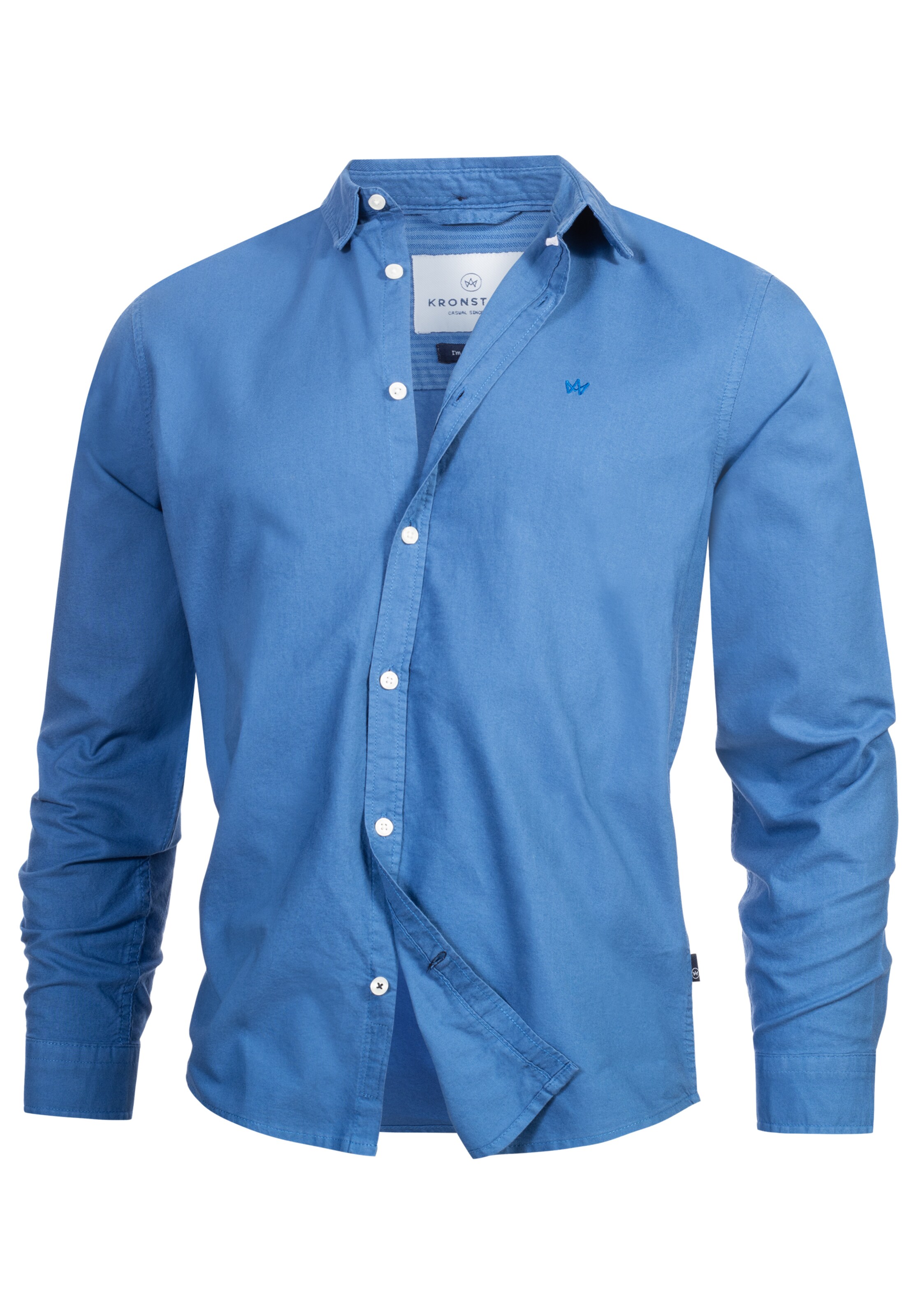 Kronstadt Comfort fit Overhemd in Blauw: voorkant