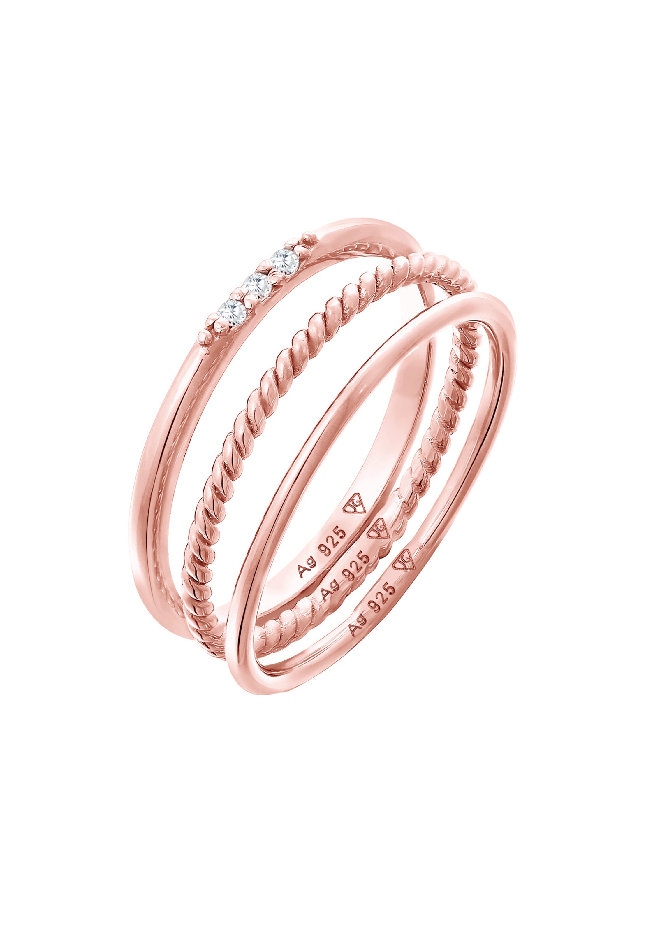 Parure de bijoux ELLI en or : devant