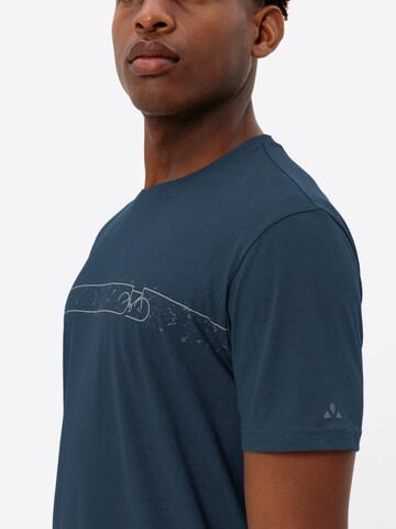 VAUDE Performance shirt 'Cyclist V' in Blue