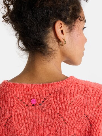 LIEBLINGSSTÜCK Knit Cardigan 'Sölve' in Red