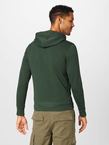 GANT Regular fit Zip-Up Hoodie in Green