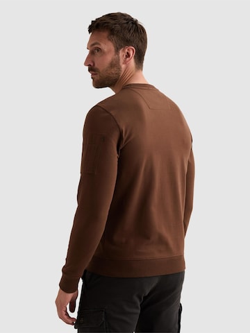 Sweat-shirt 'American Classic sweatshirt with flight pocket' PME Legend en marron