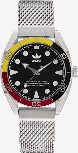 ADIDAS ORIGINALS Uhr in gelb / weinrot / schwarz / silber, Produktansicht