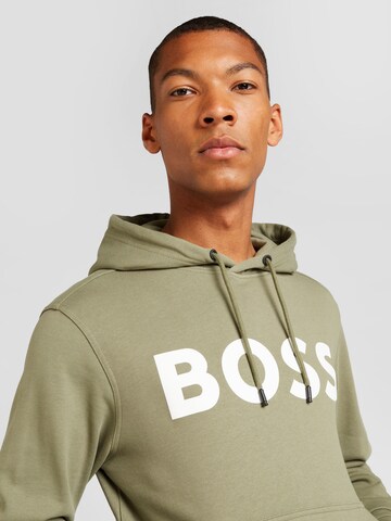 BOSS Sweatshirt 'Webasic' in Grün