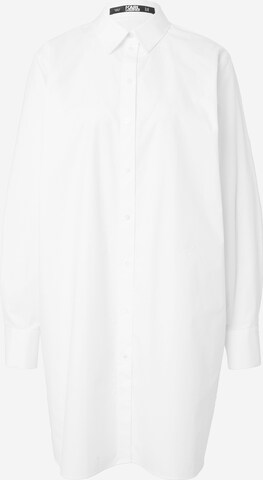 Karl Lagerfeld Blouse in Wit: voorkant