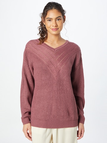 ABOUT YOU Sweater 'Emilia' in Red: front