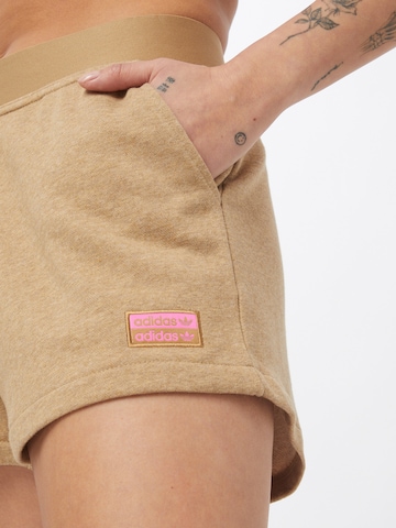 ADIDAS ORIGINALS Skinny Spodnie sportowe w kolorze brązowy