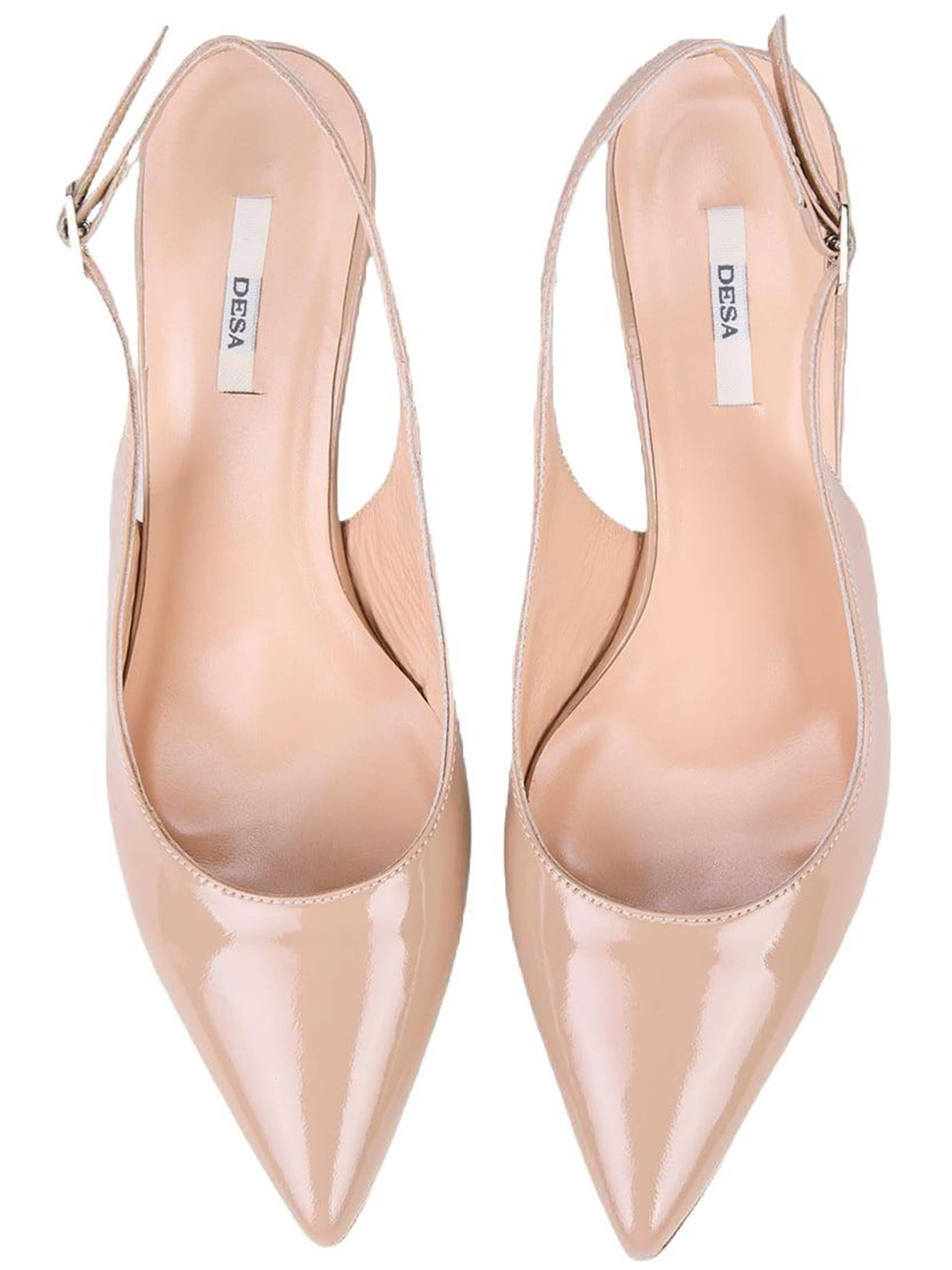 Desa Slingback pumps 'Slingback Stiletto' in Beige