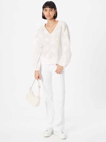 Atelier Rêve Blouse 'SIMONE' in White