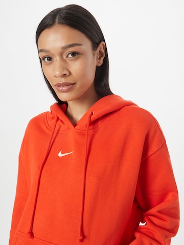 Nike Sportswear Μπλούζα φούτερ 'Phoenix Fleece' σε κόκκινο