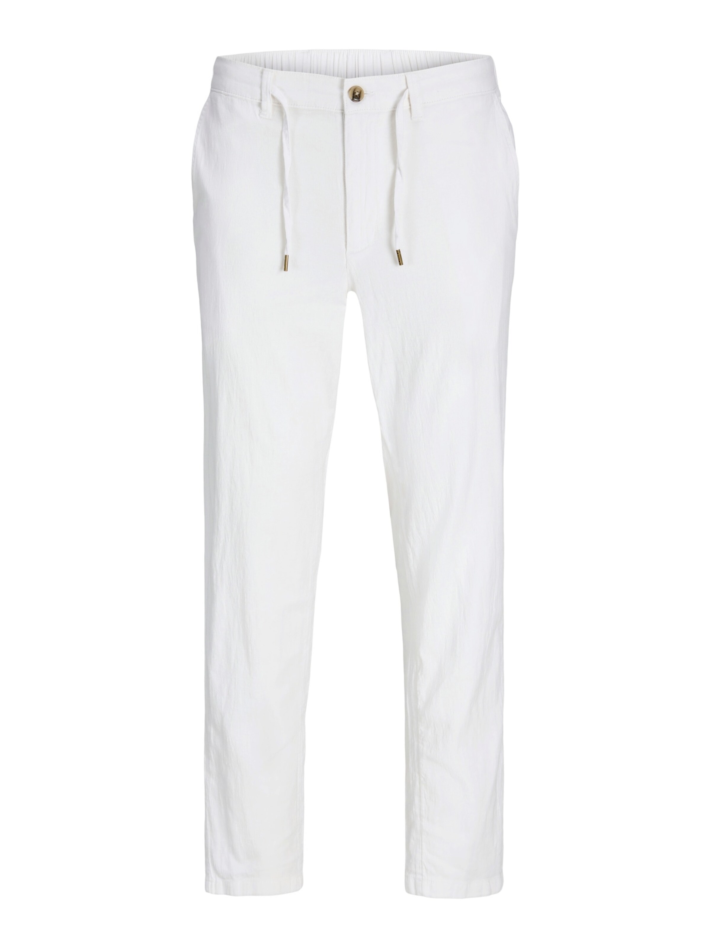 JACK & JONES - Pantalón chino 'JPSTOLLIE' en blanco: frente