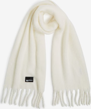 KARL LAGERFELD JEANSŠal - bijela boja: prednji dio