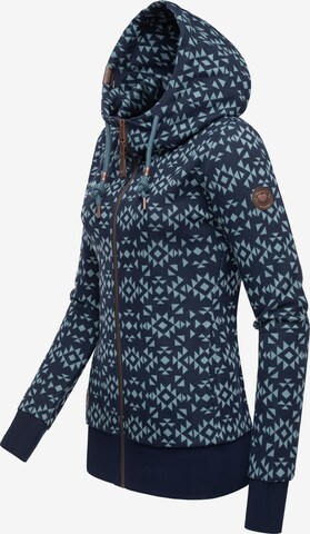 Ragwear Zip-Up Hoodie 'Cinda' in Blue